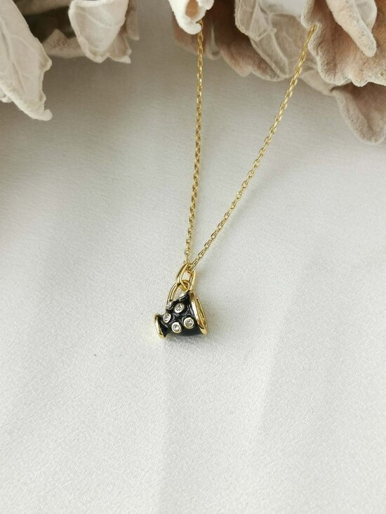 Kate Spade Jewelry - Kate Spade Alice Wonderland Teatime Gold Necklace NEW Perfect condition